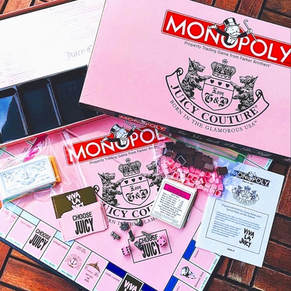 Juicy Couture Other - Juicy Couture Monopoly Set